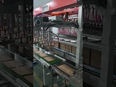 Máquina de embalaje de cajas de cartón de 4 cabezas, 20 cajas/min