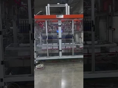 6 cabezas Máquina automática de embalaje de cajas de cartón, 25 cajas/min