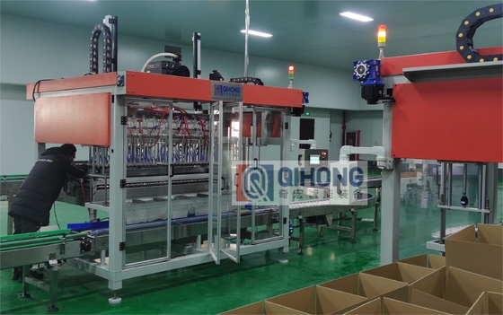 6 heads Automatic Carton Box Packing Machine, 25 Boxes/Min